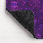 Glitzer-Buchse-Funkeldruck Mousepad (Ecke)