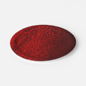 Glitzer-Buchse-Funkeldruck Pappteller (Schrägansicht)