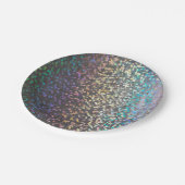 Glitzer-Buchse-Funkeldruck Pappteller (Schrägansicht)