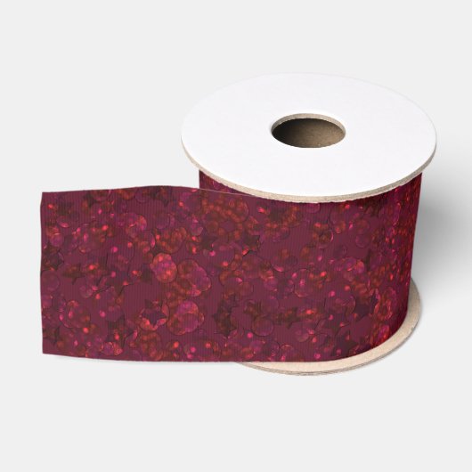 Glitzer-Buchse-Funkeldruck Ripsband (Spule)