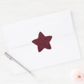 Glitzer-Buchse-Funkeldruck Stern-Aufkleber (Umschlag)