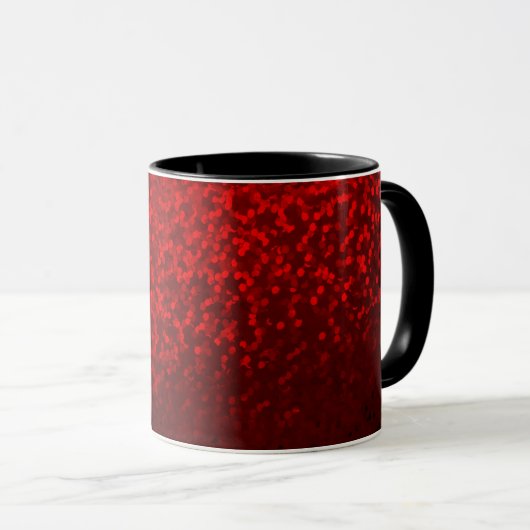 Glitzer-Buchse-Funkeldruck Tasse (VorderseiteRechts)