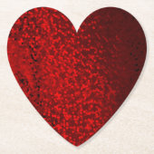 Glitzer-Buchse-Funkeldruck Untersetzer (Vorderseite)