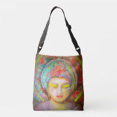 Glitzer Buddha Tragetaschen Mit Langen Trägern (Rückseite)