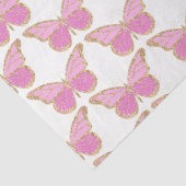 Glitzer Butterflies Serie Design 10 Seidenpapier (Detail)