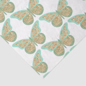 Glitzer Butterflies Serie Design 12 Seidenpapier (Detail)