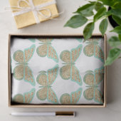 Glitzer Butterflies Serie Design 12 Seidenpapier (Geschenk)