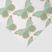 Glitzer Butterflies Serie Design 5 Seidenpapier (Detail)