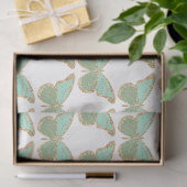 Glitzer Butterflies Serie Design 5 Seidenpapier (Geschenk)