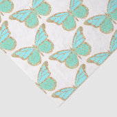 Glitzer Butterflies Serie Design 6 Seidenpapier (Detail)