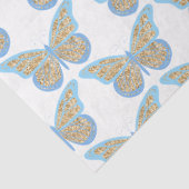 Glitzer Butterflies Serie Design 8 Seidenpapier (Detail)