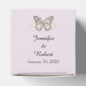Glitzer Butterfly auf der Lavendel-Gastgeschenk Ho Geschenkschachtel (Oben)