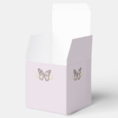 Glitzer Butterfly auf der Lavendel-Gastgeschenk Ho Geschenkschachtel (Geöffnet)