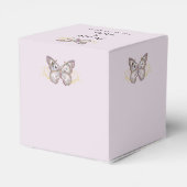 Glitzer Butterfly auf der Lavendel-Gastgeschenk Ho Geschenkschachtel (Rückseite)