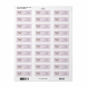 Glitzer Butterfly auf Lavendel (Vorne)
