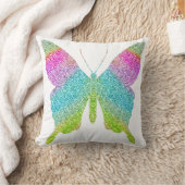 Glitzer Butterfly Pillow - Wählen Sie eine Hinterg Kissen (Decke)