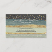 Glitzer Cake Visitenkarte (Rückseite)