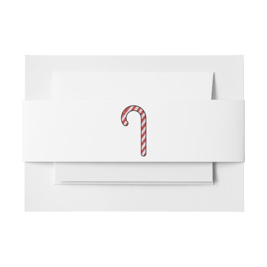 Glitzer Candy Cane Einladungsbanderole (Vorderseite Beispiel)