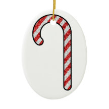 Glitzer Candy Cane