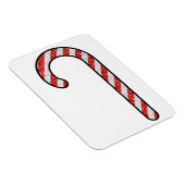 Glitzer Candy Cane Magnet (Rechte Seite)
