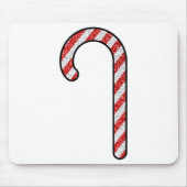 Glitzer Candy Cane Mousepad (Vorne)