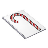 Glitzer Candy Cane Notizblock (Rechte Seite)
