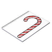 Glitzer Candy Cane Notizblock (Linke Seite)
