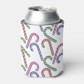 Glitzer Candy Cane Pattern Dosenkühler (Kanne Vorderseite)