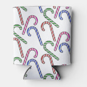 Glitzer Candy Cane Pattern Dosenkühler (Vorderseite)