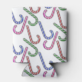 Glitzer Candy Cane Pattern Dosenkühler (Rückseite)