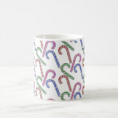 Glitzer Candy Cane Pattern Kaffeetasse (Mittel)