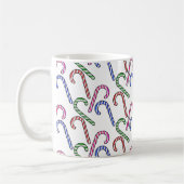 Glitzer Candy Cane Pattern Kaffeetasse (Links)