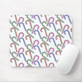 Glitzer Candy Cane Pattern Mousepad (Mit Mouse)
