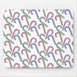 Glitzer Candy Cane Pattern Mousepad
