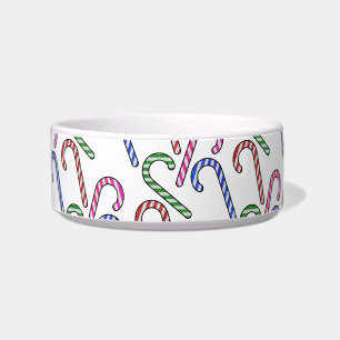 Glitzer Candy Cane Pattern Napf
