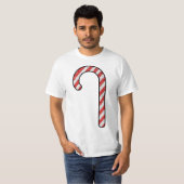 Glitzer Candy Cane T-Shirt (Vorne ganz)