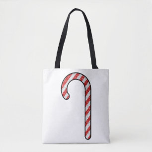 Glitzer Candy Cane Tasche