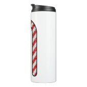 Glitzer Candy Cane Thermosbecher (Nach rechts gedreht)
