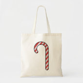 Glitzer Candy Cane Tragetasche (Vorne)