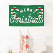 Glitzer Candy Canes Banner (Insitu)