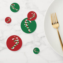 Glitzer Candy Canes Konfetti