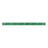 Glitzer Candy Canes Satinband (Vorderseite)