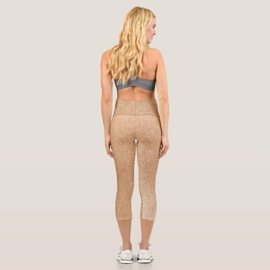 Glitzer Capri Leggings (Rückseite)