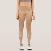 Glitzer Capri Leggings (Vorderseite)