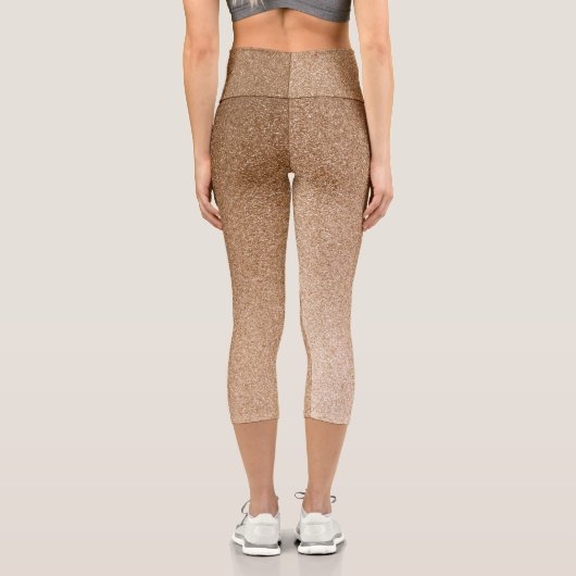 Glitzer Capri Leggings (Rückseite)