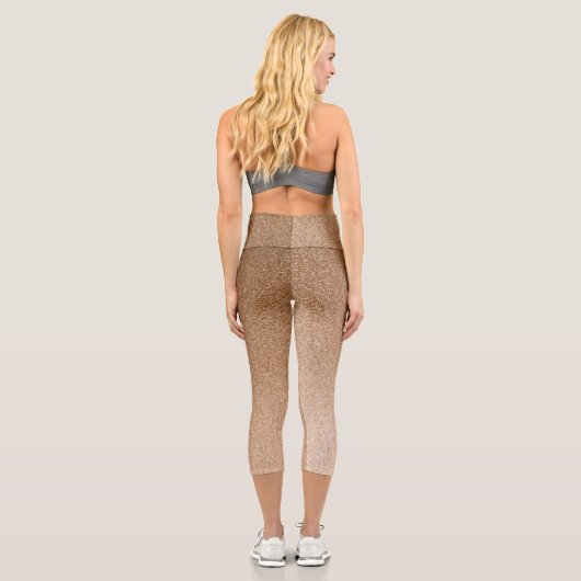 Glitzer Capri Leggings (Rückseite)