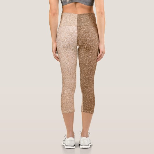 Glitzer Capri Leggings (Rückseite)
