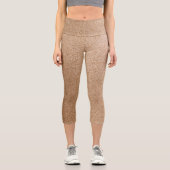 Glitzer Capri Leggings (Vorderseite)