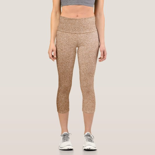 Glitzer Capri Leggings (Vorderseite)