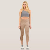Glitzer Capri Leggings (Vorderseite)